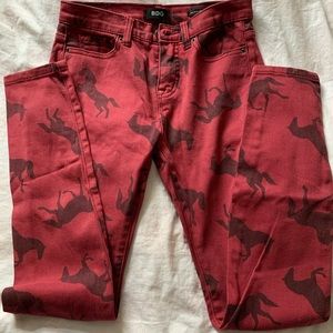 BDG Jeans with horse pattern